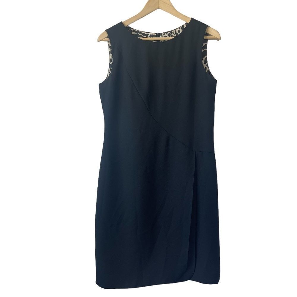 Fattaneh Bahari VTG‎ Little Black Dress Overlay Skirted Sz 8
